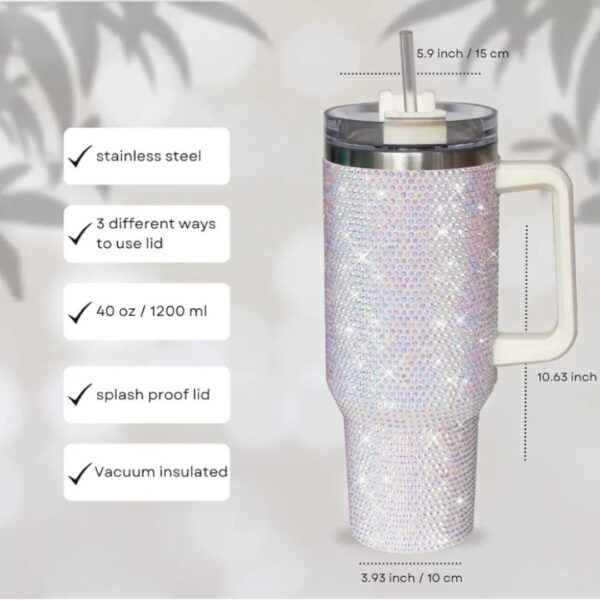 Sip & Simmer Insulated Cup w/ Straw - Image 3