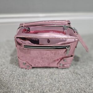 All the Rave Metallic Crossbody (Pink)