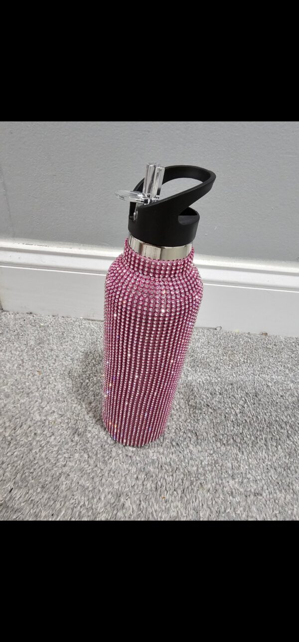 Sip & Shimmer Tumbler w/ Handle (Limited Edition Pink) - Image 2