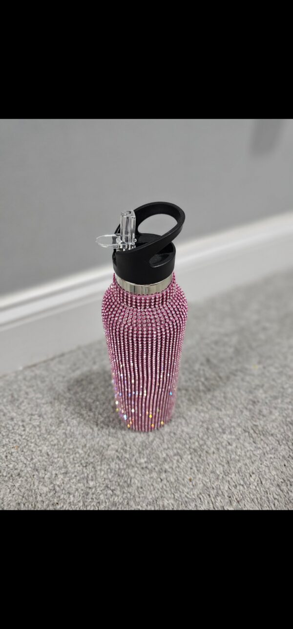 Sip & Shimmer Tumbler w/ Handle (Limited Edition Pink) - Image 4